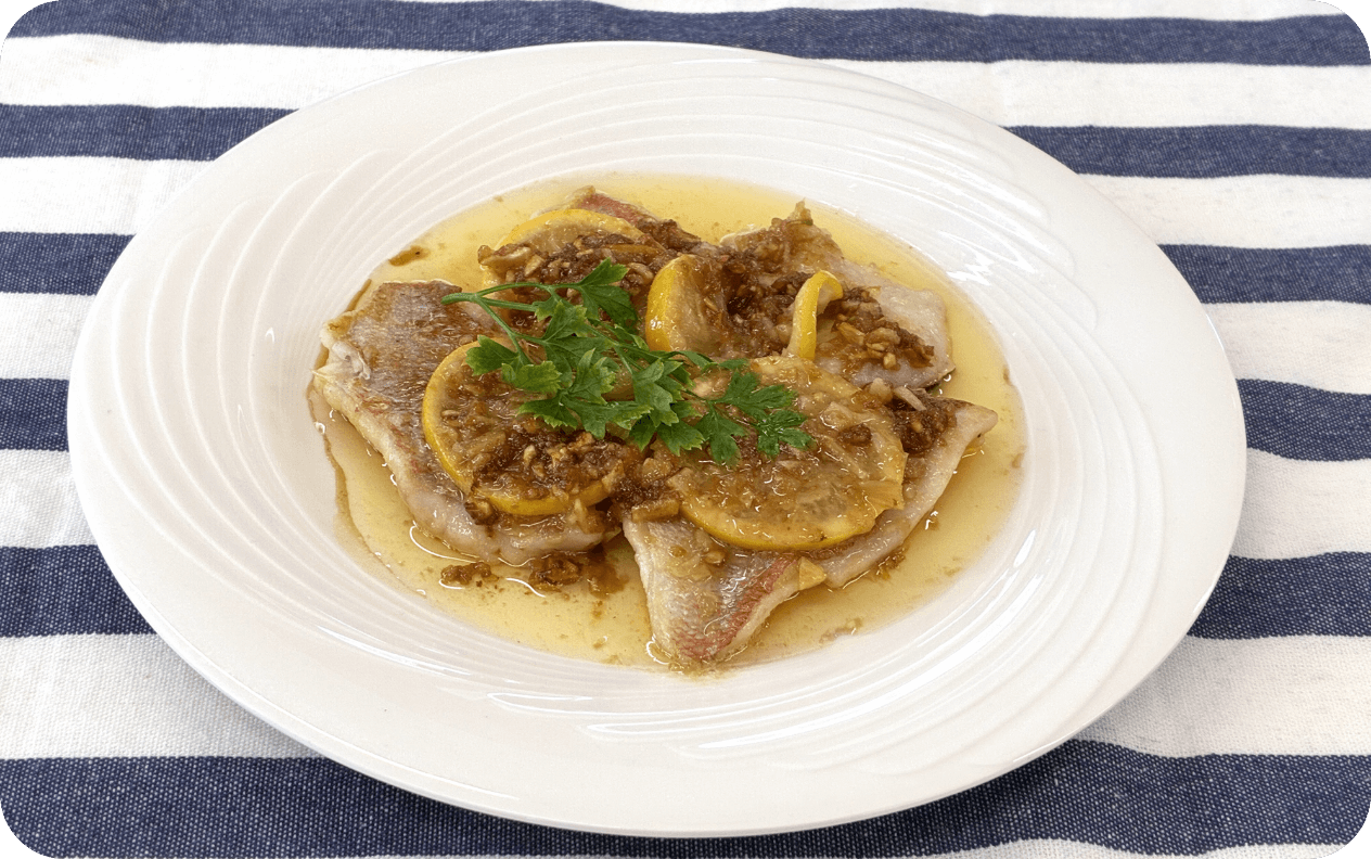 レンコダイのさばき・調理体験